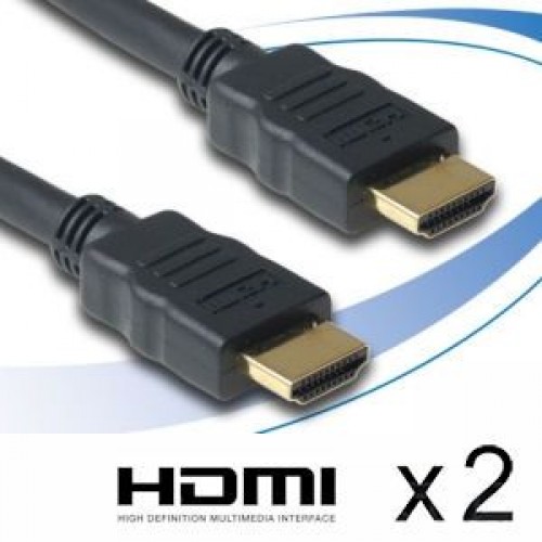 Gave Aktie - 2x HDMI 1.8m Gave Aktie - 2x HDMI 1.8m