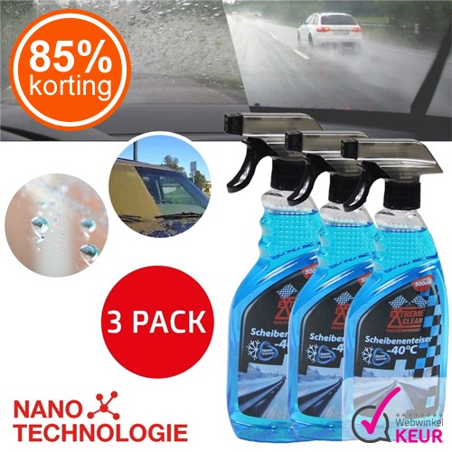 Gave Aktie - 3x Nano Vuilafstotend 500ml Gave Aktie - 3x Nano Vuilafstotend 500ml