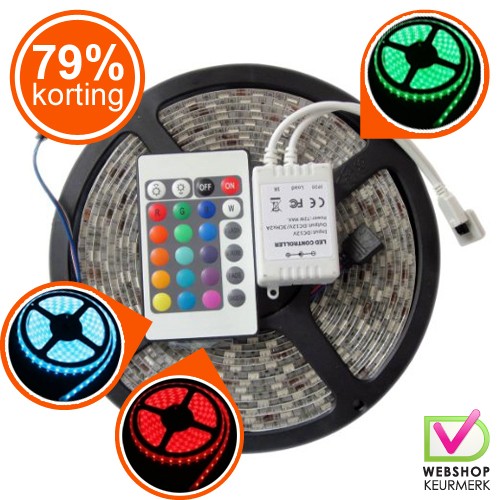 Gave Aktie - 5 meter LED strip