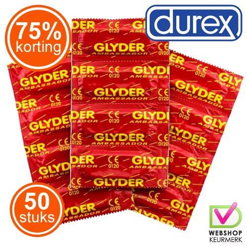 Gave Aktie - 50 Durex Condooms