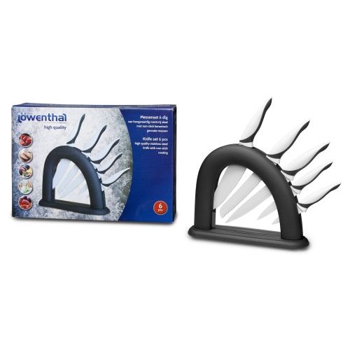 Gave Aktie - 6 delig Lowenthal design carbon messenset Gave Aktie - 6 delig Lowenthal design carbon messenset