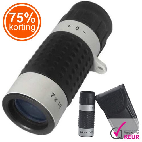Gave Aktie - 7x18 Optische Lens Gave Aktie - 7x18 Optische Lens