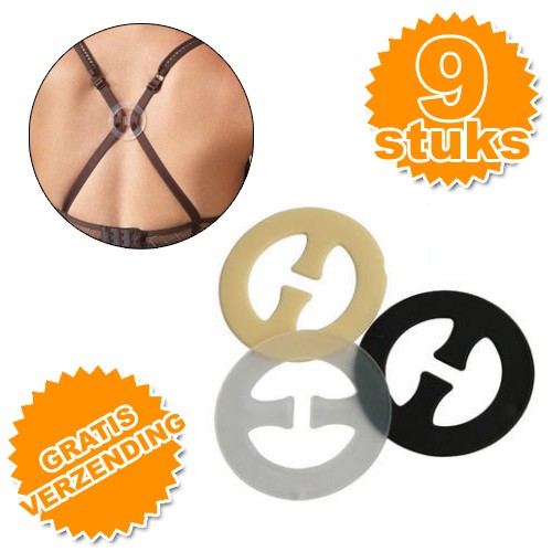 Gave Aktie - 9 Handige Bra-clips Gave Aktie - 9 Handige Bra-clips