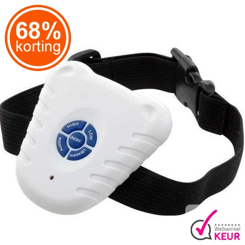 Gave Aktie - Anti Blaf Hondenhalsband Gave Aktie - Anti Blaf Hondenhalsband