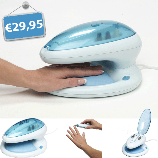 Gave Aktie - Bestron Nail Perfect Manicure / Pedicureset Met Uv-lamp Gave Aktie - Bestron Nail Perfect Manicure / Pedicureset Met Uv-lamp