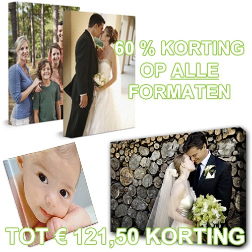 Gave Aktie - Canvas 60% korting voucher