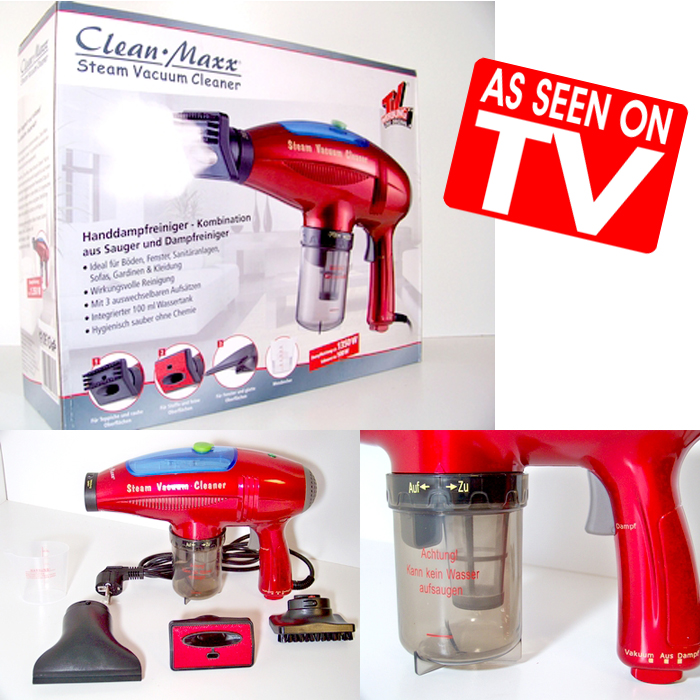 Gave Aktie - Clean Maxx 2-In-1 Stoomreiniger Gave Aktie - Clean Maxx 2-In-1 Stoomreiniger