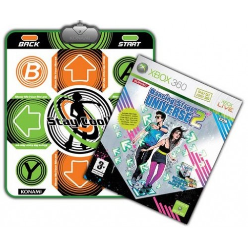Gave Aktie - Dancing Stage Universe 2 + Dansmat Xbox 360 Gave Aktie - Dancing Stage Universe 2 + Dansmat Xbox 360