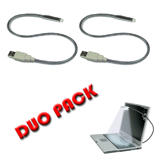 Gave Aktie - Duo pack Usb Led Lampje Gave Aktie - Duo pack Usb Led Lampje