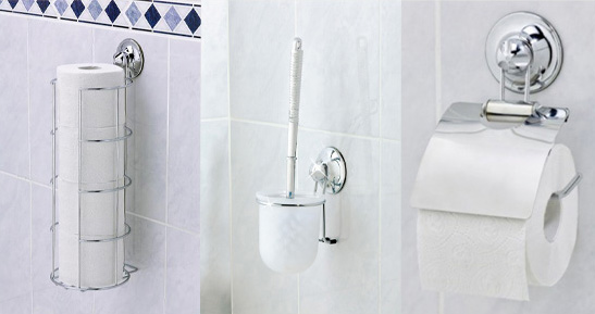 Gave Aktie - Everloc Trio Deal, Toiletrol-, Wc Borstel-, Toiletrol-houder Gave Aktie - Everloc Trio Deal, Toiletrol-, Wc Borstel-, Toiletrol-houder