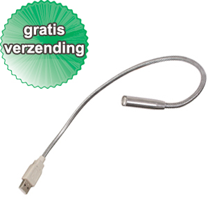 Gave Aktie - Flexibele Usb Notebooklamp Gave Aktie - Flexibele Usb Notebooklamp