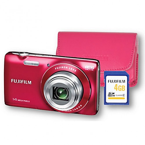 Gave Aktie - Fujifilm Finepix JZ100 Love Kit compact camera Gave Aktie - Fujifilm Finepix JZ100 Love Kit compact camera