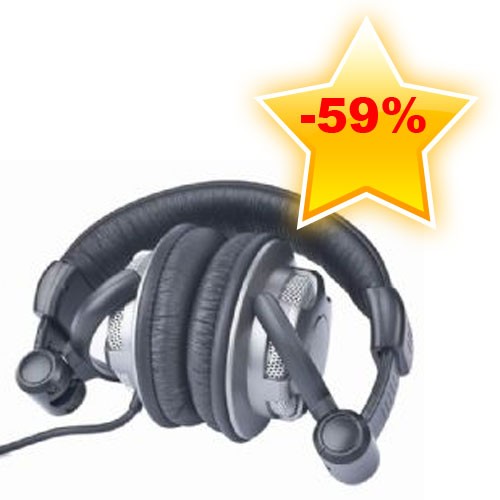 Gave Aktie - Gembird DJ HeadPhone met volumeregeling Gave Aktie - Gembird DJ HeadPhone met volumeregeling