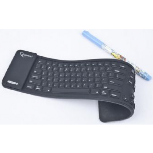 Gave Aktie - Gembird Flexibel Bluetooth Keyboard met speciale Apple toetsen Gave Aktie - Gembird Flexibel Bluetooth Keyboard met speciale Apple toetsen