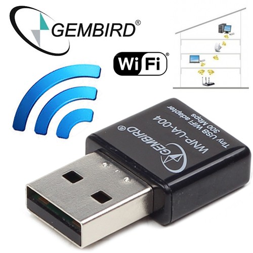 Gave Aktie - Gembird Mini USB WiFi versterker Gave Aktie - Gembird Mini USB WiFi versterker