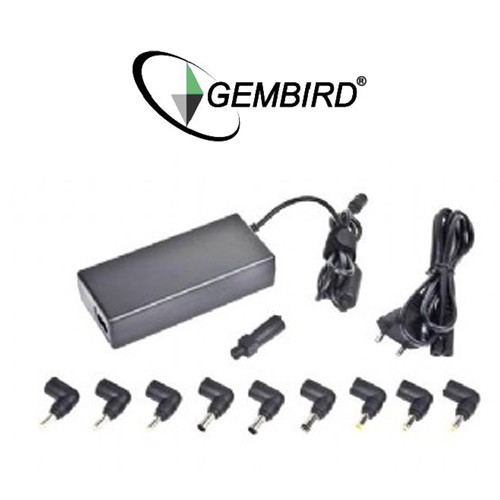 Gave Aktie - Gembird Universele notebookadapter, 90 W Gave Aktie - Gembird Universele notebookadapter, 90 W