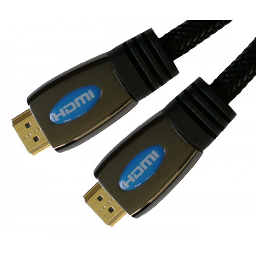 Gave Aktie - HDMI kabel - Versie: 1.4 - 5 Meter - Gold + Metal Ends Gave Aktie - HDMI kabel - Versie: 1.4 - 5 Meter - Gold + Metal Ends