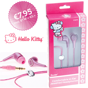 Gave Aktie - Hello Kitty In-ear Headphones