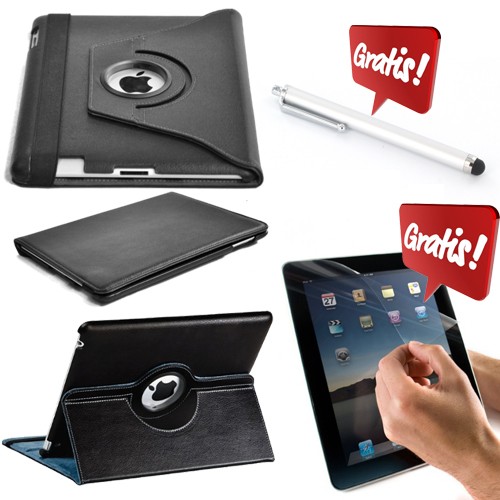 Gave Aktie - iPad 360 Leren Case Gave Aktie - iPad 360 Leren Case