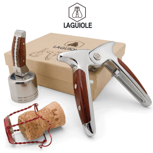 Gave Aktie - Laguiole Champagne Gift Set