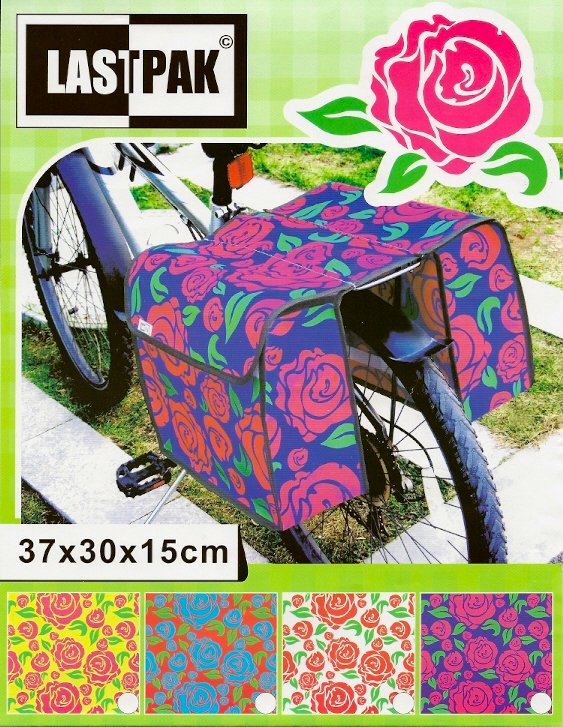 Gave Aktie - Lastpak Fietstas Roos Design Gave Aktie - Lastpak Fietstas Roos Design