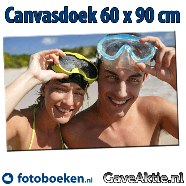 Gave Aktie - Lekker Groot Canvasdoek Van 60 X 90 Cm Gave Aktie - Lekker Groot Canvasdoek Van 60 X 90 Cm