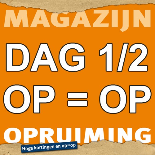 Gave Aktie - Magazijn opruiming 1 / 3 Gave Aktie - Magazijn opruiming 1 / 3