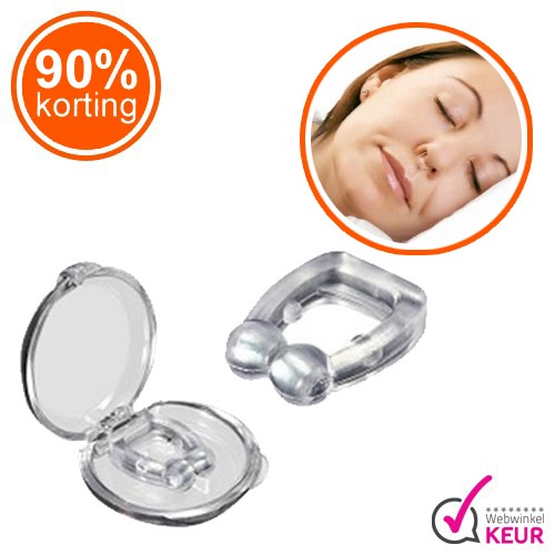 Gave Aktie - Magnetische Anti Snurk Neus Clip Gave Aktie - Magnetische Anti Snurk Neus Clip