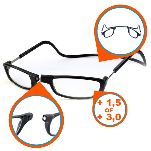Gave Aktie - Magnetische leesbril