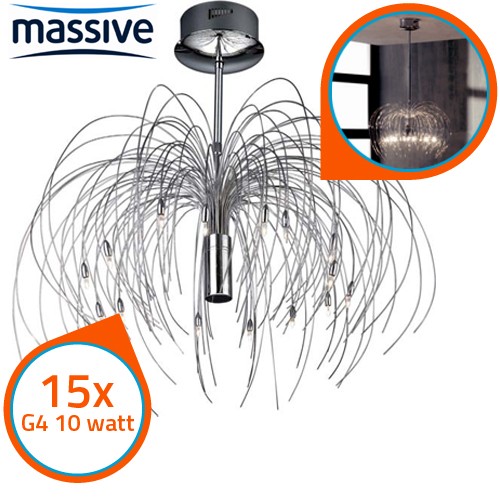 Gave Aktie - Massive Chrome Hanglamp Gave Aktie - Massive Chrome Hanglamp