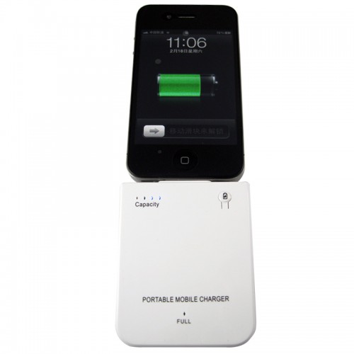 Gave Aktie - Mini Battery Pack, geschikt voor iPhone en iPod Gave Aktie - Mini Battery Pack, geschikt voor iPhone en iPod