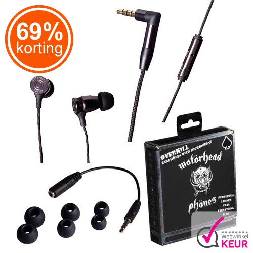 Gave Aktie - Motorheadphones Overkill Gave Aktie - Motorheadphones Overkill