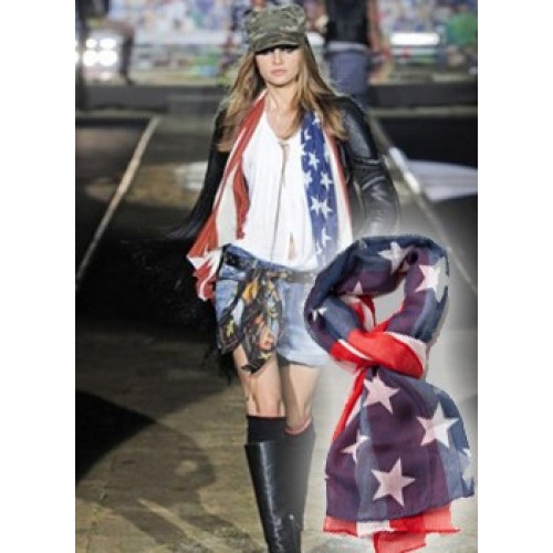 Gave Aktie - Nieuwe modetrend: Flag shawl USA of UK