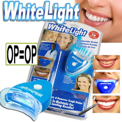 Gave Aktie - Prachtige witte tanden met de WhiteLight set Gave Aktie - Prachtige witte tanden met de WhiteLight set