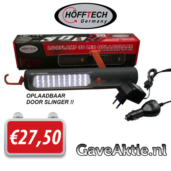 Gave Aktie - Profi Looplamp 30 Led Oplaadbaar Gave Aktie - Profi Looplamp 30 Led Oplaadbaar