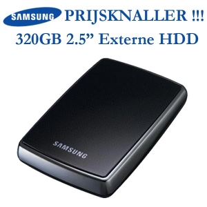 Gave Aktie - Samsung Externe Hdd 320Gb 2.5&Quot; Piano Black