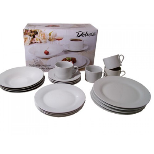 Gave Aktie - Servies Deluxe 20 delig Gave Aktie - Servies Deluxe 20 delig