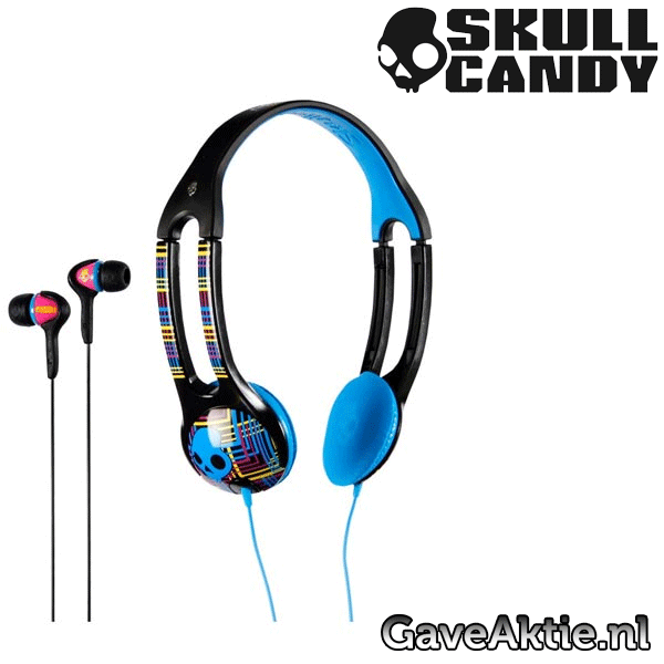 Gave Aktie - Skullcandy Icon + Smokin Buds Bundel Cmyk