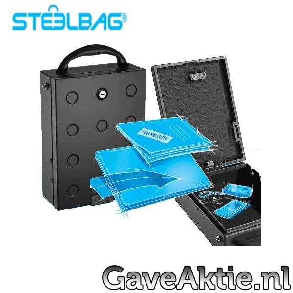 Gave Aktie - Steelbag Compact + Gratis Schouderriem Twv €19,95 Gave Aktie - Steelbag Compact + Gratis Schouderriem Twv €19,95