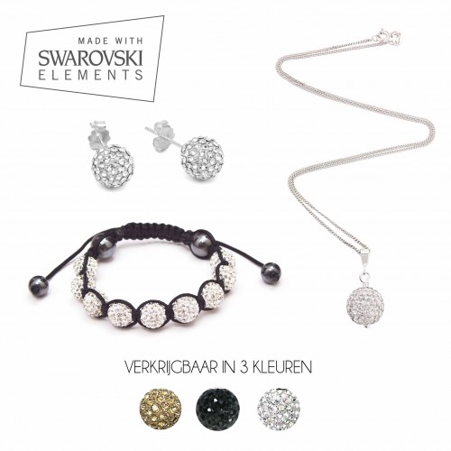 Gave Aktie - Swarovski Elements Luxe shamballa giftset Gave Aktie - Swarovski Elements Luxe shamballa giftset