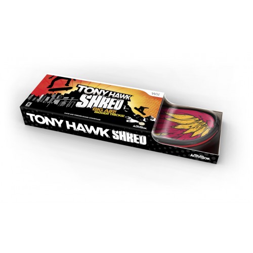 Gave Aktie - Tony Hawk Shred Inclusief Skate/Snowboard - Nintendo Wii