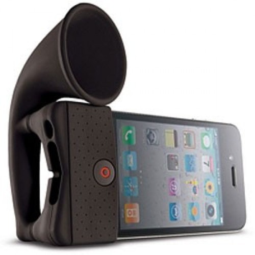 Gave Aktie - Twee Horn Sstand iPhone 4 en 3 Gave Aktie - Twee Horn Sstand iPhone 4 en 3