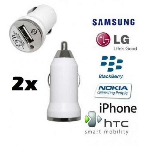Gave Aktie - USB Autolader DUO PACK Gave Aktie - USB Autolader DUO PACK