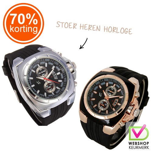 Gave Aktie - V6 Herenhorloge Gave Aktie - V6 Herenhorloge