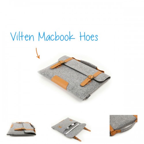 Gave Aktie - Vilten beschermhoes Macbook 15 Gave Aktie - Vilten beschermhoes Macbook 15
