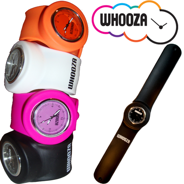 Gave Aktie - Whooza Whack Ur Watch Zwart, Wit, Fuchia Roze, Oranje