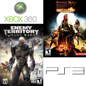 Gave Aktie - Xbox360 Of Ps3: Hellboy Of Enemy Territory - Quake Wars
