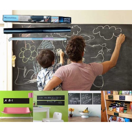 Gave Aktie - Zelfklevend zwart krijtbord Gave Aktie - Zelfklevend zwart krijtbord