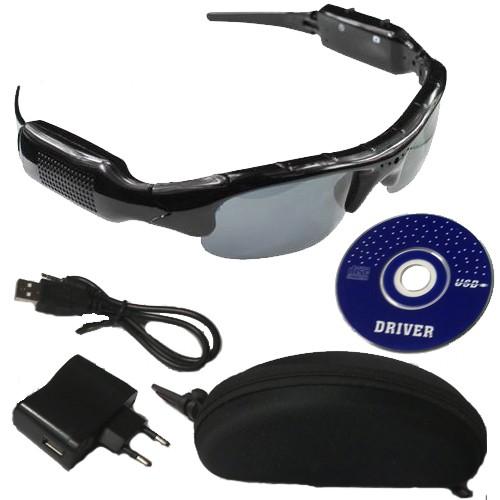 Gave Aktie - Zonnebril met ingebouwde camera DVR 720x480 Gave Aktie - Zonnebril met ingebouwde camera DVR 720x480