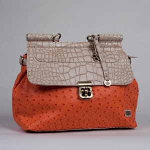 Goeiemode (v) - Bulaggi Citybag Ostrich, Oranje